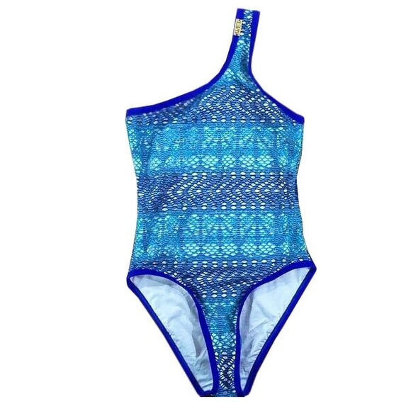 Wet Swimwear Crochet One Shoulder One Piece Swimsuit NWT - Picture 2 of 4